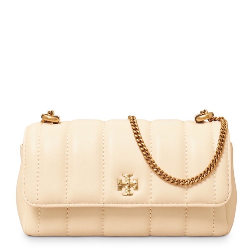 Tory Burch Mini Kira Flap crossbody/ shoulder bag- Brie